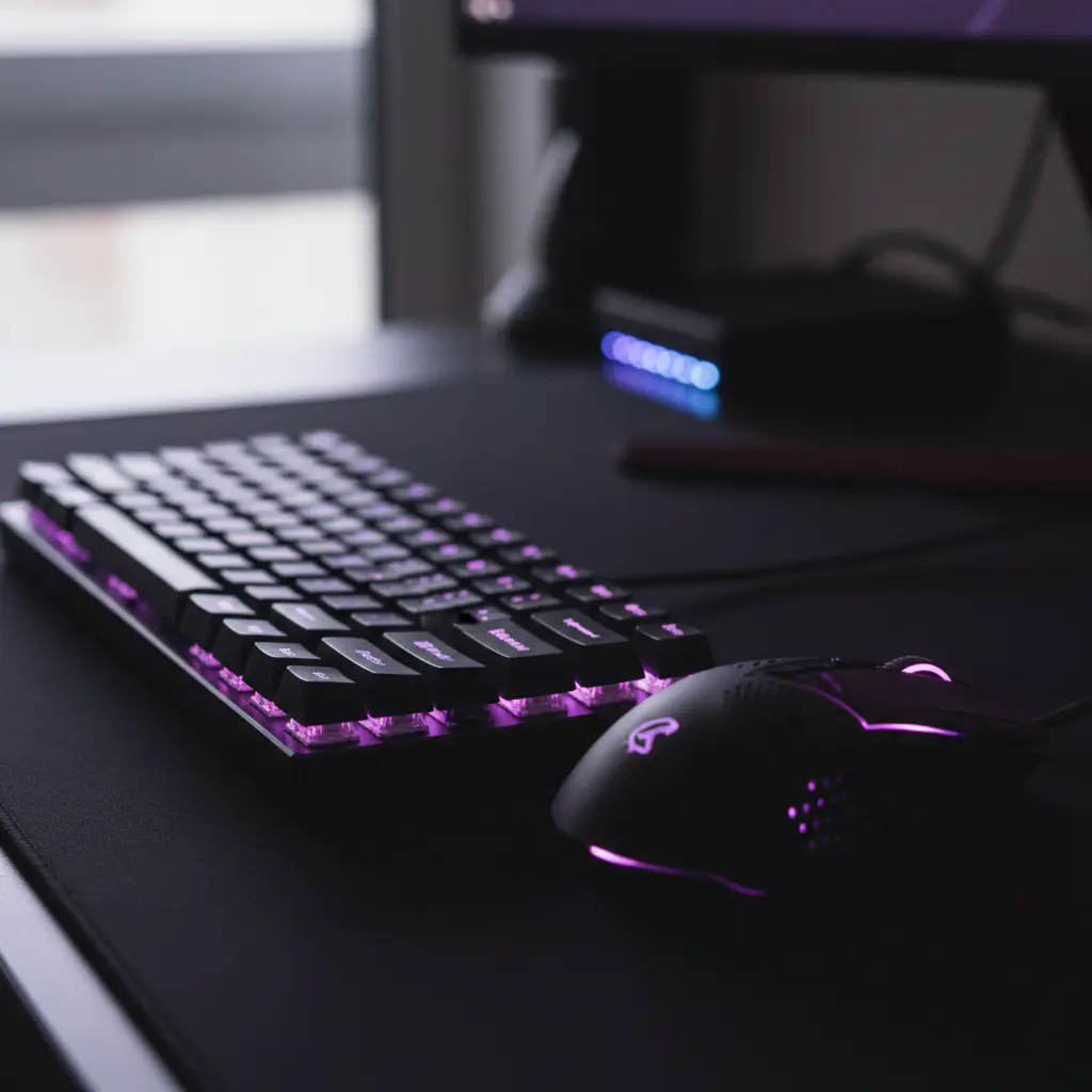 Teclado gaming y ratón
